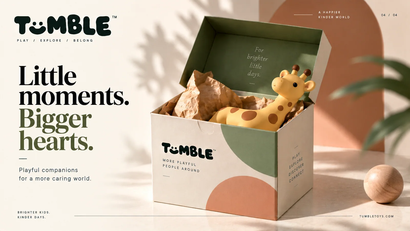 TUMBLE — Giraffe gift box