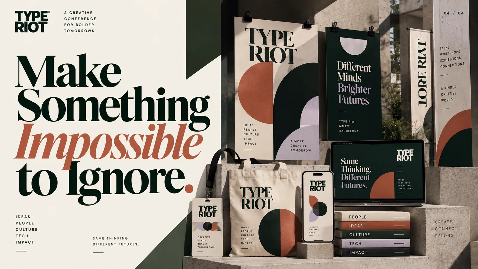 TYPE RIOT — Different futures