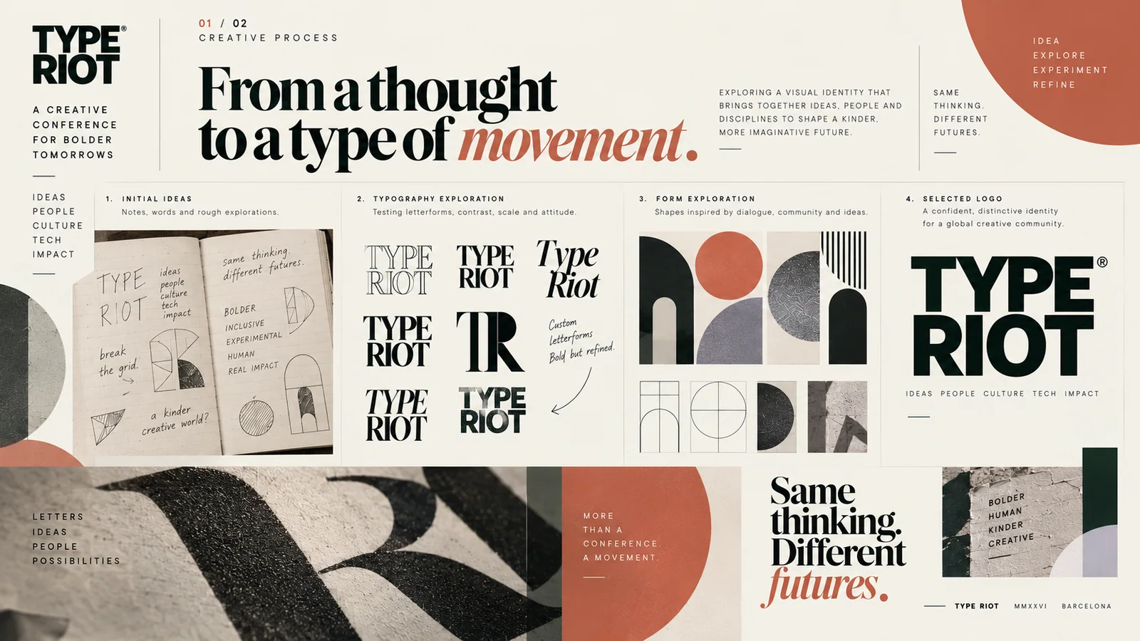 TYPE RIOT — From thought to movement
